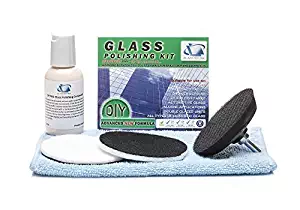 GP21002 Glass Polishing DIY Kit, Removes Hard Water Damage, Surface Marks, Scuffs/for Any Type of Glass/Discs Diameter 3 inch