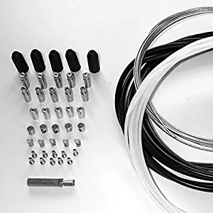 Venhill VWK002-BK Universal Motorcycle Shop Multi Clutch Cable Kit