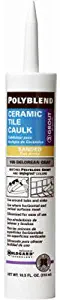 Custom BLDG Products PC18010S-6 10.5-Ounce Sandstone Tile Caulk, 10.5 oz