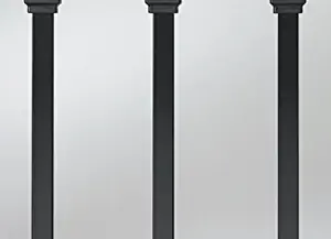 Estate 26” Square Baluster, Black, 100 Pk. (Deckorators 158469)