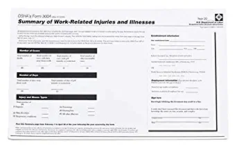 Forms, OSHA 300A Log