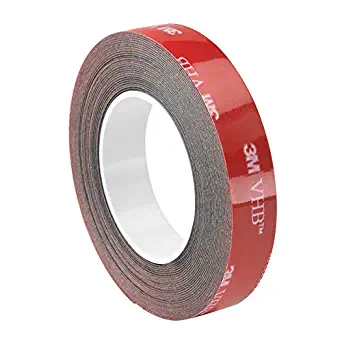 3M VHB Tape 5915 Permanent Bonding Tape Roll - 0.75in. x 15ft.  Conformable Black Tape with Acrylic Adhesive, UV Resistant