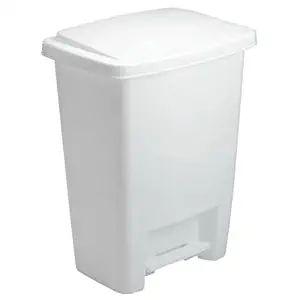 Rubbermaid Inc 33Qt Wht Wastebasket 2841-87 Wastebaskets Kitchen