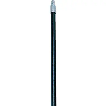 Rubbermaid Commercial Wood Broom Handle with Threaded Metal Tip, 60", FG635700BLA