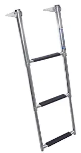 Windline TDL-3X Marine Stainless Steel Over Platform Telescoping Boat Ladder with 3 Steps