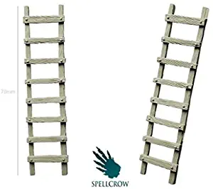 Spellcrow Game 28mm Accessories Wooden Ladders