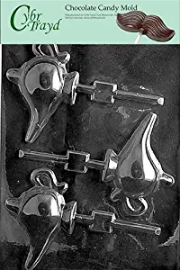 Cybrtrayd M118 Magical Lamp Aladdin Chocolate Candy Mold with Exclusive Cybrtrayd Copyrighted Chocolate Molding Instructions