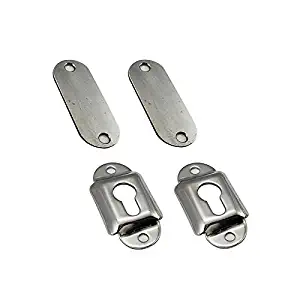 White Water B00365-BKT Flush Mount Ladder Brackets for B00365 Gunwale Removable Ladder