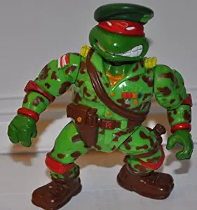 Raph The Teen Green Beret 1991 Action Figure- Playmates Toy - TMNT - Teenage Mutant Ninja Turtles