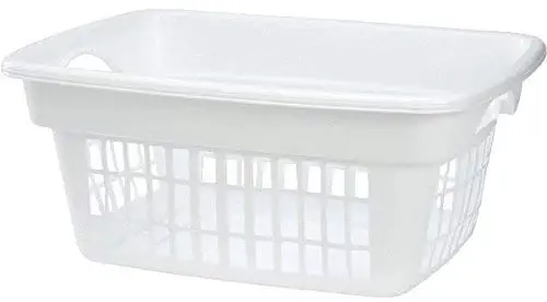 Rubbermaid Through-Handle Laundry Basket (FG287400WHT)