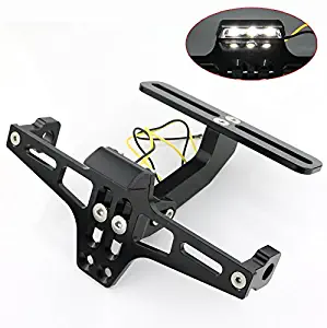 Xitomer Tail Tidy Fender Eliminator CNC Aluminum Alloy with LED Rear Light for Yamaha Honda Suzuki Kawasaki KTM Ducati Triumph MV Agusta Aprilia Hyosung