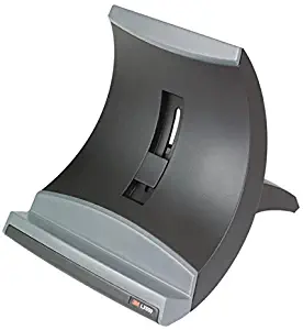 3M LX550 Notebook Stand - 8.8quot; Height x 7.8quot; Width x 6.4quot; Depth - Silver, Black