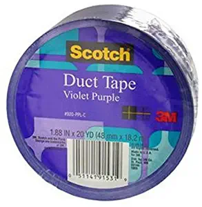 Scotch Duct Tape, Violet Purple, 1.88-Inch by 20-Yard