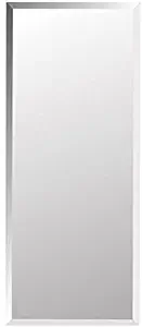 Jensen 868P34WHGX Bevel Mirror Medicine Cabinet, 16" x 36"