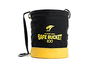 3M DBI-SALA Fall Protection For Tools,1500133, Canvas Spill Control Safe Bucket w/6 D-Ring Connection Points, 15"X125, Drawstring Closure System,100 lb Load Rating