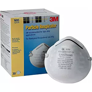 3M 8000 Particle Respirator N95, 30-Pack