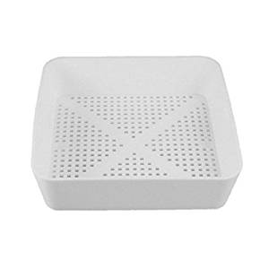 8 1/2" Square Floor Sink Commercial Drain Cover Strainer Basket with 3/16" Holes for Restaurant Use - This is the industry standard