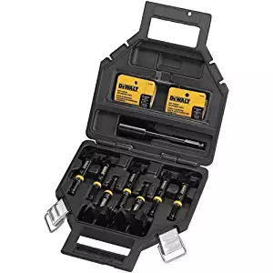 DEWALT DW1649 8-Piece 7/16-Inch Shank Self-feed Bit Kit