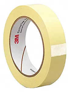 3m Polyester Electrical Tape, Acrylic Tape Adhesive, 1.00 mil Thick, 1/2" X 72 yd, Yellow, 1 EA - 1 Each