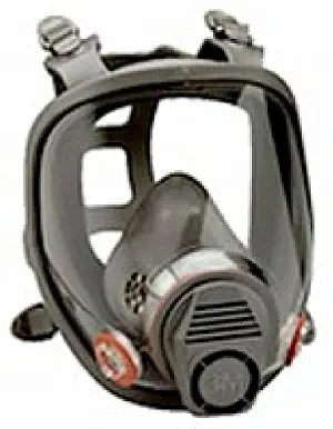 Respirator, Full Face, Clear Lens, Reusable, Large, 6900