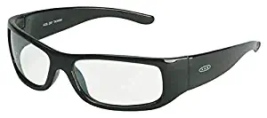 3M Moon Dawg Safety Glasses With Black Frame And Clear Indoor/Outdoor Mirror Polycarbonate Anti-Fog Lens