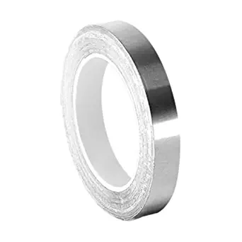 3M 3361High Temperature Stainless Steel/Acrylic Adhesive Foil Tape, 0.5" Width x 3yd. Length (4 rolls)