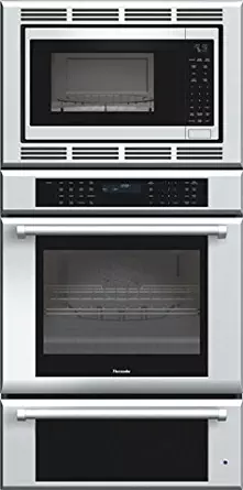Thermador MEDMCW31JP Triple Oven Masterpiece Oven plus Convection Microwave, Warming Drawer, 30 in. Pro Handle