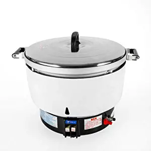 ZHFEISY Rice Steamers - Natural Gas Rice Cookers 10L Capacity 2.8KPa 8KW Steamers Steaming Machine For 50-60 people Home & Commercial Use