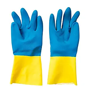 3M Tekk (Size L) Large Reusable Household Cleaning Groves Rubber Protection Safety, Pack 1 pair.