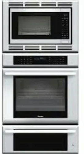 Thermador MEDMCW31JS Triple Oven Masterpiece Oven plus Convection Microwave, Warming Drawer, 30 in. 2Xt Racks