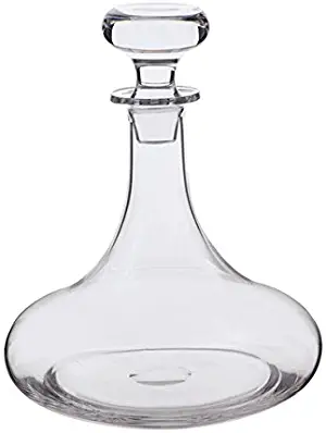 Dartington Crystal Decanter -"Admiral" 34 ounce, 8.5 inch tall