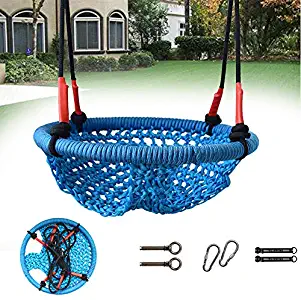 TBDLG Nest Net Swing Seat Comprehensive Protection,Children Tree Swing Seat Balance Adjustable Hanging Kit Easy to Clean Hammock for Kids Gift