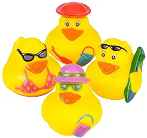 2" BEACH RUBBER DUCKIES