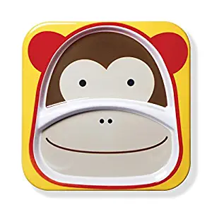 Skip Hop Baby Plate: Dishwasher Safe Zoo Bowl, Monkey