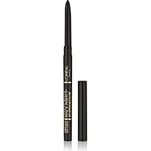 L'Oreal Pencil Perfect Self-Advancing Eyeliner, Carbon Black [190] 0.01 oz (Pack of 2)