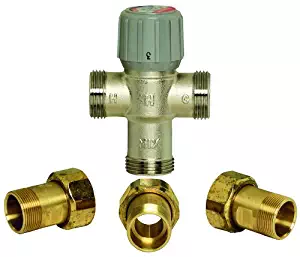 3/4 inch Union Sweat Proportional Thermostatic Mixing and Diverting Valve