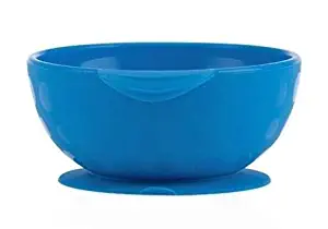 Nuby S17 Sure Grip Silicone Bowl with Handle - Assorted Colors