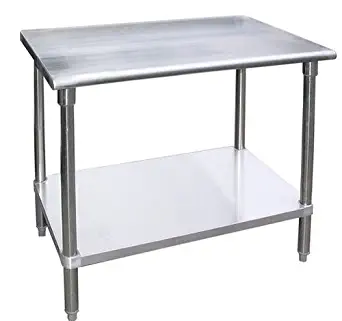 NSF Work Table Food Prep Worktable Restaurant Supply Stainless Steel (18" X 30")