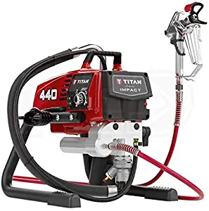 Titan 440 Impact 3300 PSI .54 GPM Electric Airless Sprayer Skid w/Gun, Hose & Tip