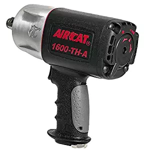 AirCat 1600-TH-A 3/4" Drive Composite Impact Wrench, Medium, Black & Silver