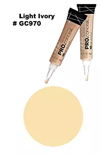 LA Girl Pro High Definition Concealer (1, GC 970 Light Ivory)