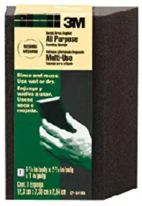 3M Detail Area and Angled Sanding Sponge, Medium, 4.875-Inch by 2.875-Inch by 1-Inch