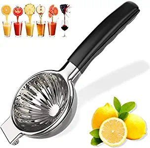 COOMNBV Orange Juicer Juicer Lemon Squeezer Press Hand Juicer Juicer Food Stainless Manual With Stainless Silicone