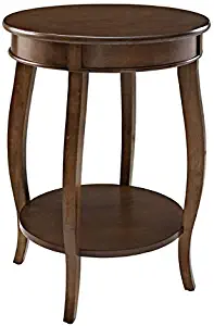 Powell Furniture Powell Hazelnut Round Shelf Table,