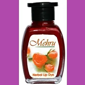 Mehru Lip Dye, Natural Herbal Lip Stain - Berry Pink
