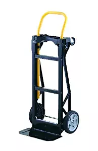 Harper Trucks Lightweight 400 lb Capacity Glass Filled Nylon Plastic Convertible Hand Truck and Dolly