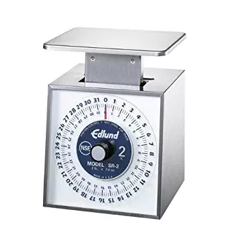 Edlund Company SR-2 Mechanical Portion Scale - Premier Series, Silver