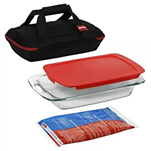 Pyrex 1102266 Baking Dish Set 4-Piece Black