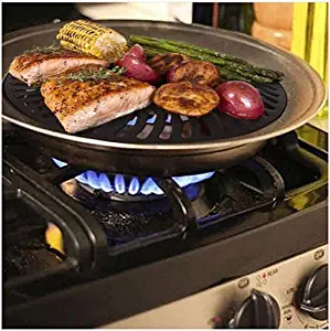 Premium Healthy Indoor Stove top Smokeless BBQ Grill Kitchen Barbecue