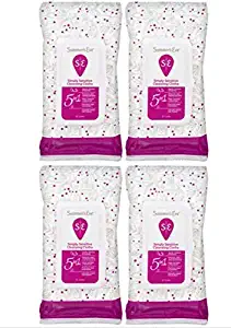 Summer's Eve Cleansing Cloths | Simply Sensitive |32 Count | Pack of 4 | pH-Balanced | Dermatologist & Gynecologist Tested